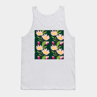 Hawaiian Floral Reverie Tank Top